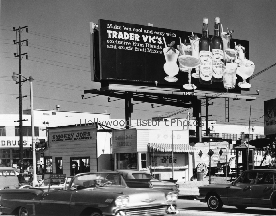 Beverly and La Cienega 1963 Smokey Joes WM.jpg